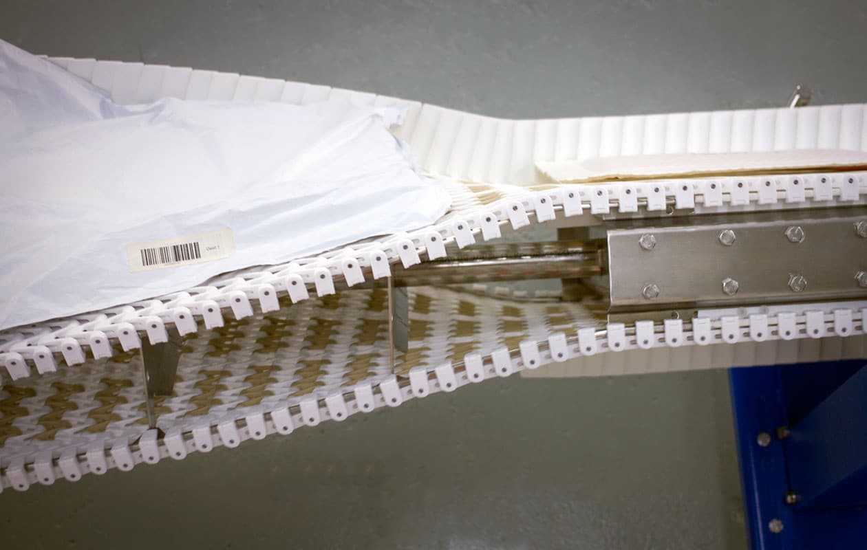 Span Tech Twist Conveyor with Package